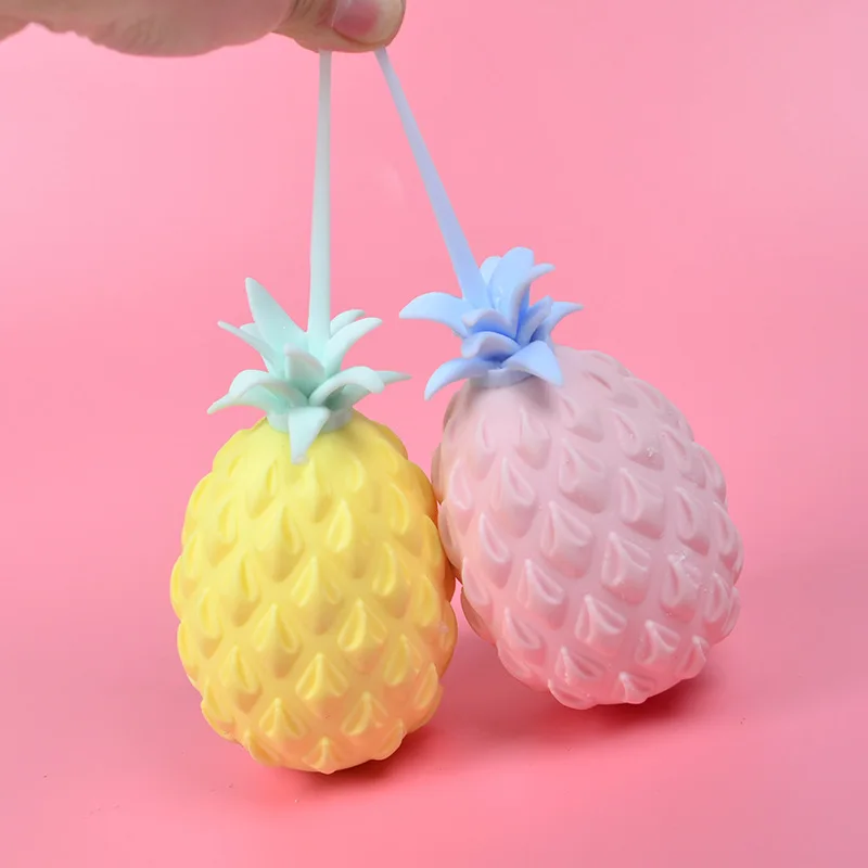 Cheap Water Ball Pineapple Relief Stress Balls Fidget Toys Squeeze Fruit Anti  Stress Decompression for Kids Antistress Children - AliExpress