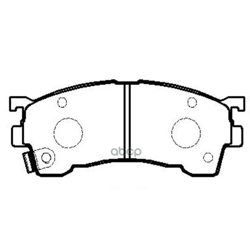 Колодки Тормозные Дисковые Передние Mazda 626 1.8-2.5/2.0d/Xedos 6 1.6 16v/2.0 92 Ckmz-3 Ctr арт. CKMZ-3