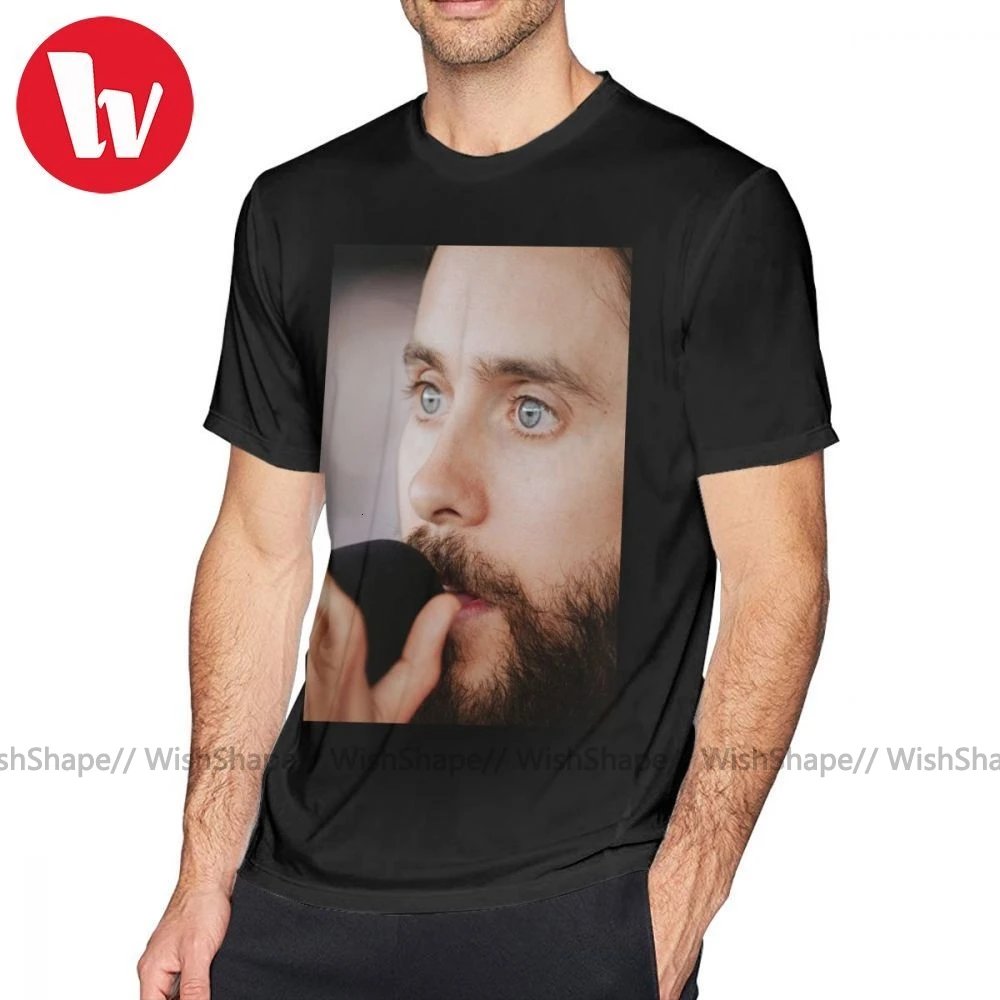 Футболка с надписью Thirty Seconds To Mars футболка 30S2M модная мужская забавная хлопковая
