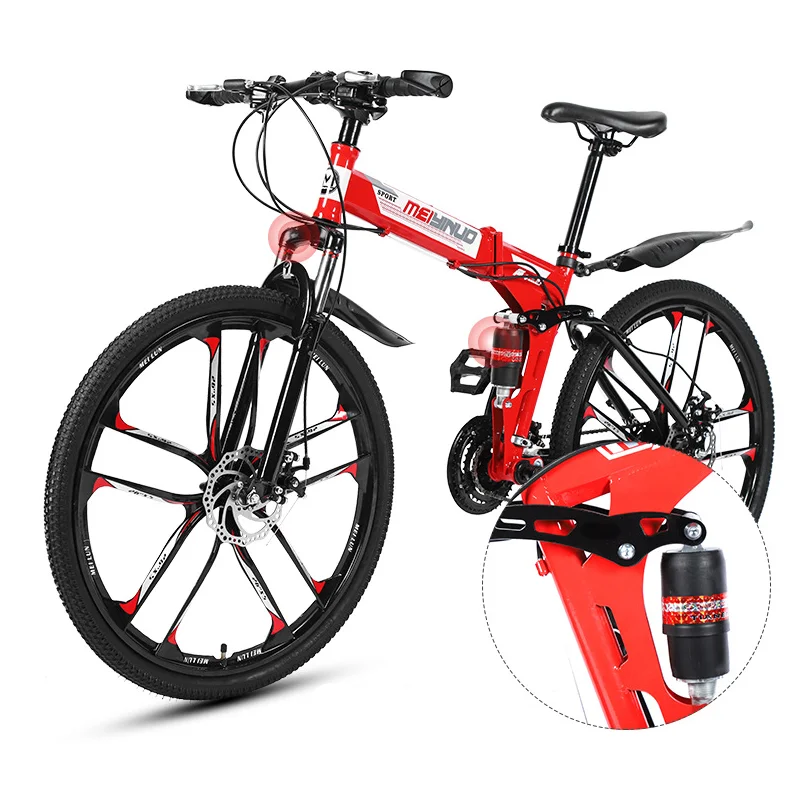 Mountain Bike Folding Foldable Mountain Bicycle 26 inch adult bike 21 24 27 Speed Student bike Bicycle