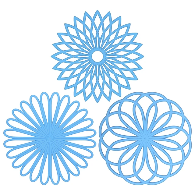Blue set of 3