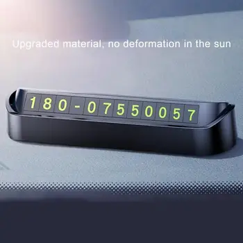 

Car Stop Sign Temporary Parking Number Plate for Car Vehicle Accessories Part Fashion Practical Multi Color To Choose