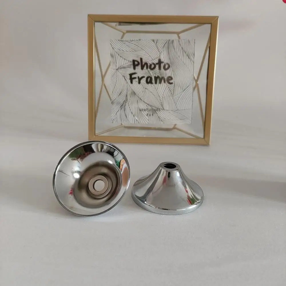 

Abajur Silver stainless steel DIY creative production table lamp base heightening device beautify table lamp