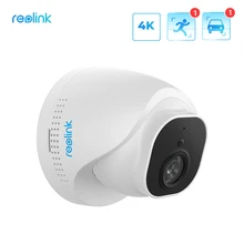 Câmera esperta da abóbada da visão noturna infravermelha exterior do ponto de entrada da câmera 4k 8mp de reolink caracterizada com detecção da pessoa/veículo RLC-820A