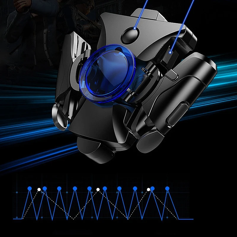  FFYY-Transformers Fast Trigger Shooter Controller for PUBG Mobile Gaming Handle Gamepad for iPhone 