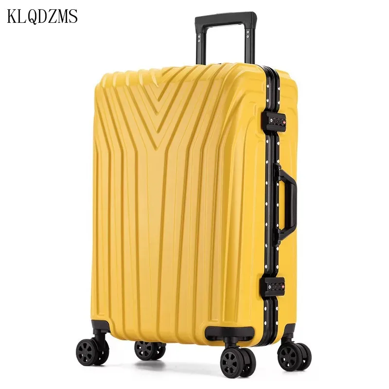KLQDZMS 20 &quot22&quot 24 &quot26&quot 29 &quotABS + PC сумка на молнии и алюминиевой раме тележка
