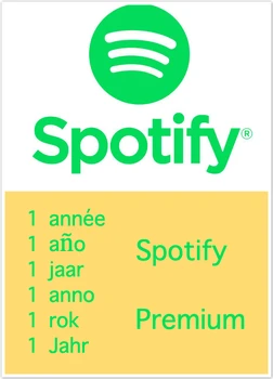 

1 month 1 year Spotify PREMIUM subscription Works On PCs Smart TVs Set top Boxes Android IOS phone