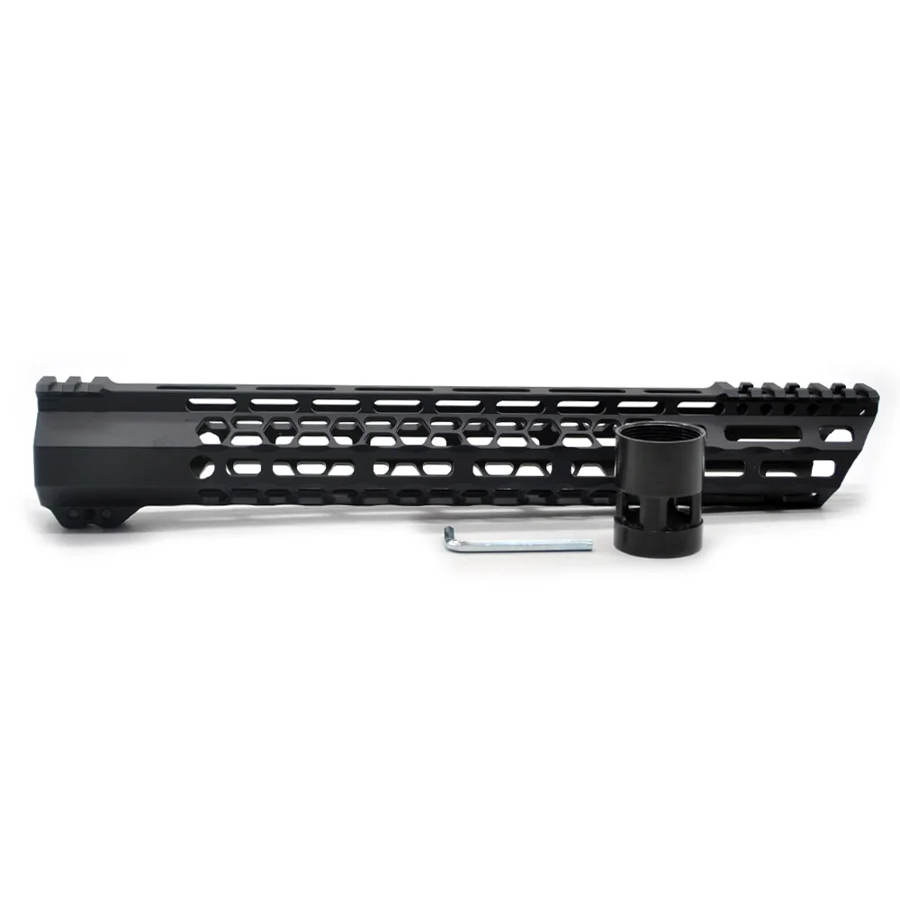 Aplus черный Anodized_13.5 ''дюймовый M-lok зажимной стиль Handguard рельсовый прицел крепление системы. 223/5. 56/AR-15 Сверхлегкий