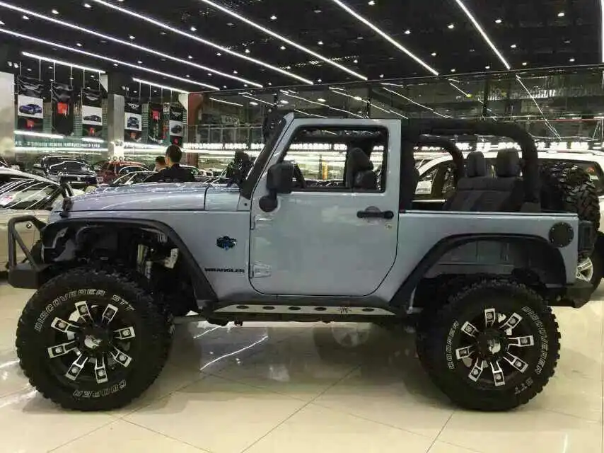 J064 стальные плоские фары для Jeep Wrangler JK 2007 2017 LANTSUN|Грязезащита| |