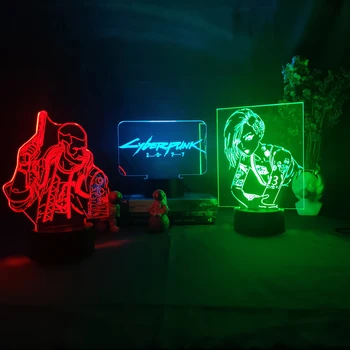 Genshin Impact 3D LED Night Light 1