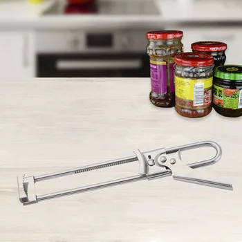 

Adjustable Stainless Steel Jar Opener Manual Jar Lid Opener Gripper Multi-function Can Opener Bars Kitchen Accessories Gadgets