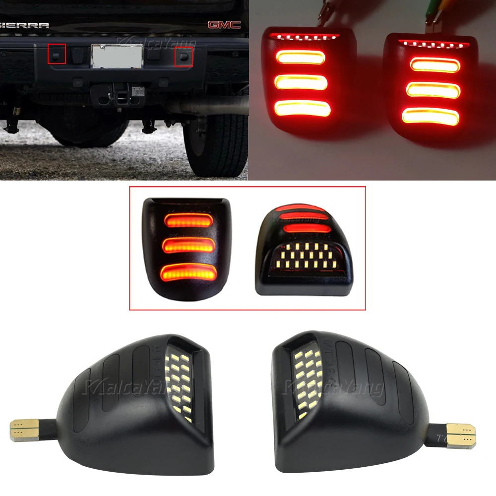 BRIGHT SMD LED License Plate Lights Lamp Fits 99-13 Chevy Silverado Avalanche US