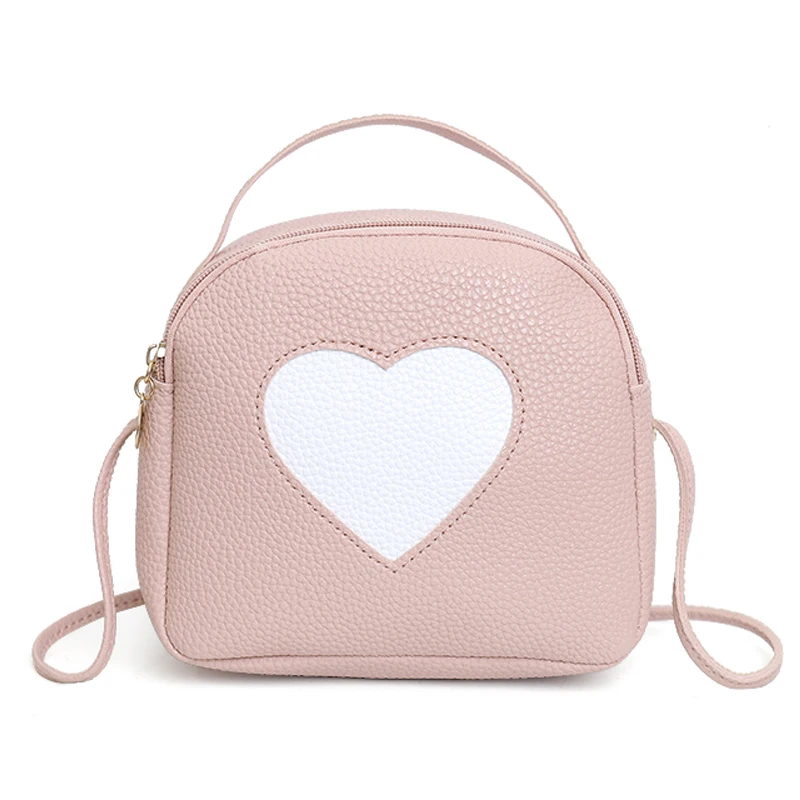 

UKQLING Small Fresh Women Bag Heart Print Flap Girls' Cross Body Bags Shoulder Purse Cross Body Bags Purse for Phone Cheap Price