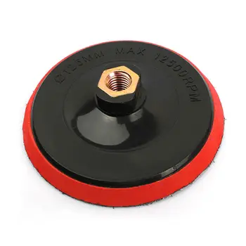 

1x 125x20mm Replacement Backing Polishing Buffing Pad Hook Loop Woods Backer Plate Hand And Power Tool Accessories