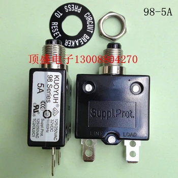 

5Pcs KUOYUH 98 Series 3A 4A 5A 10A 13A 15A 20A 25A 30A 35A 40A Circuit Breaker Overload Switch Over Current Protector 125/250vac