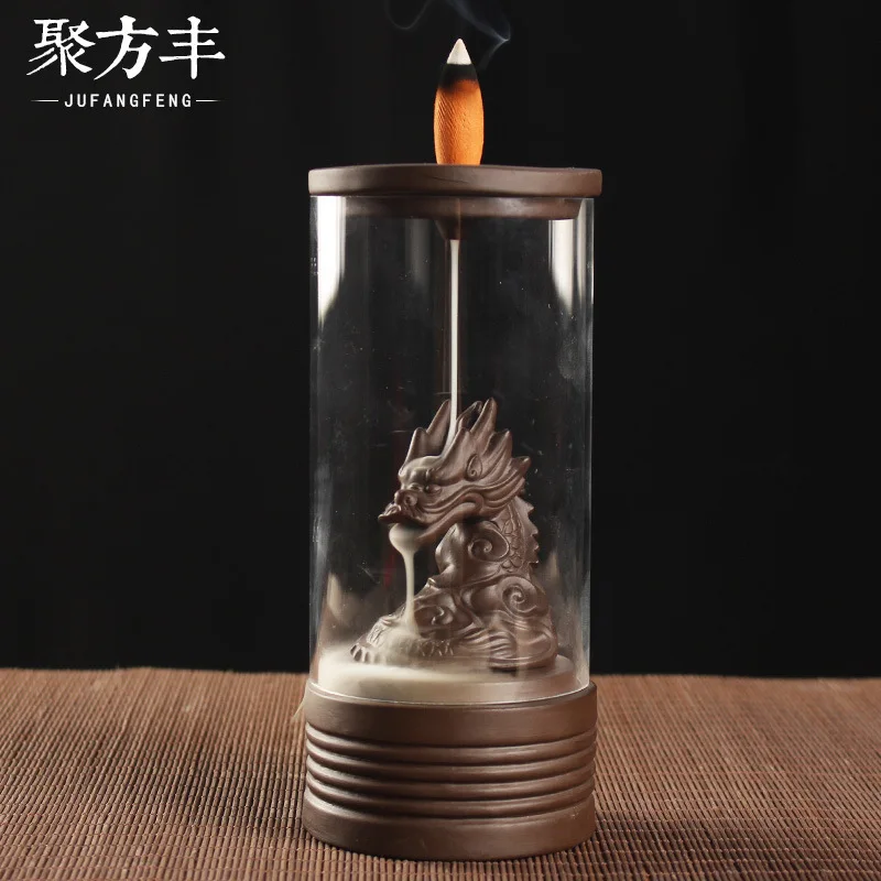 

2019 New Humidifier Back Censer Ceramic Trill To Present Handicraft Furnishing Articles Together Fang Feng Manufacturer Direct
