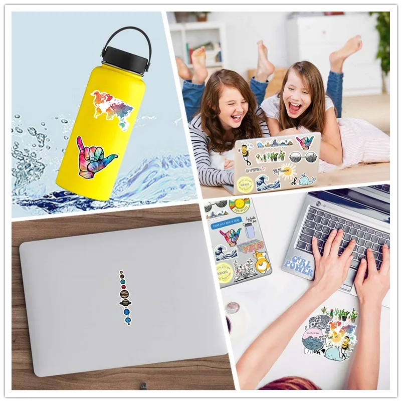 22/23/45 Pcs Cute VSCO Stickers Trendy Teens Girls Laptop Stickers To DIY MacBook Water Bottle Phone Suitecase Viny Decal