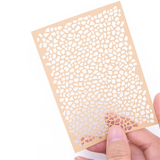 DIY Model Aging Camouflage Leakage Spray Stencil Template Tool for Gundam Model 1/72 1/48 1/32 1/35 Military Model Engrave Paper 2