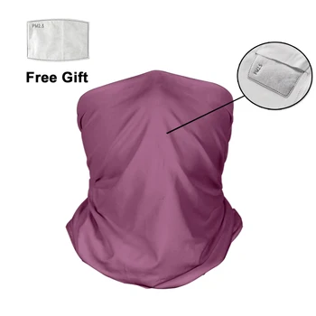 

Solid Color Violet Cover the face Neck Sun Protection Windproof Cap Ski Dustproof Face Towel Face Protection air filtration Mask