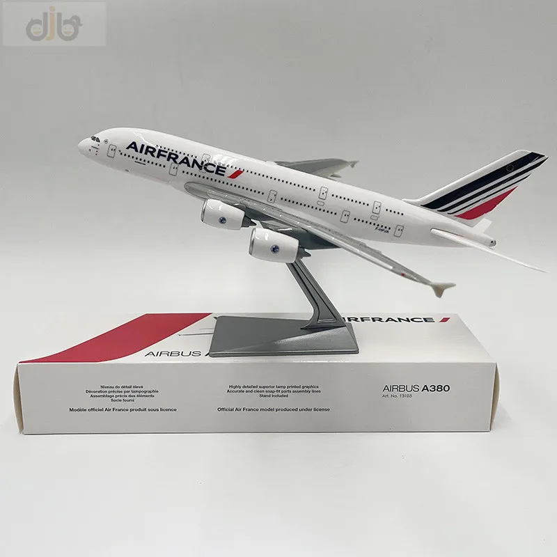 1:250 искусственная смола семейный Аэробус 30 см A380 Air France для коллекции | Игрушки и