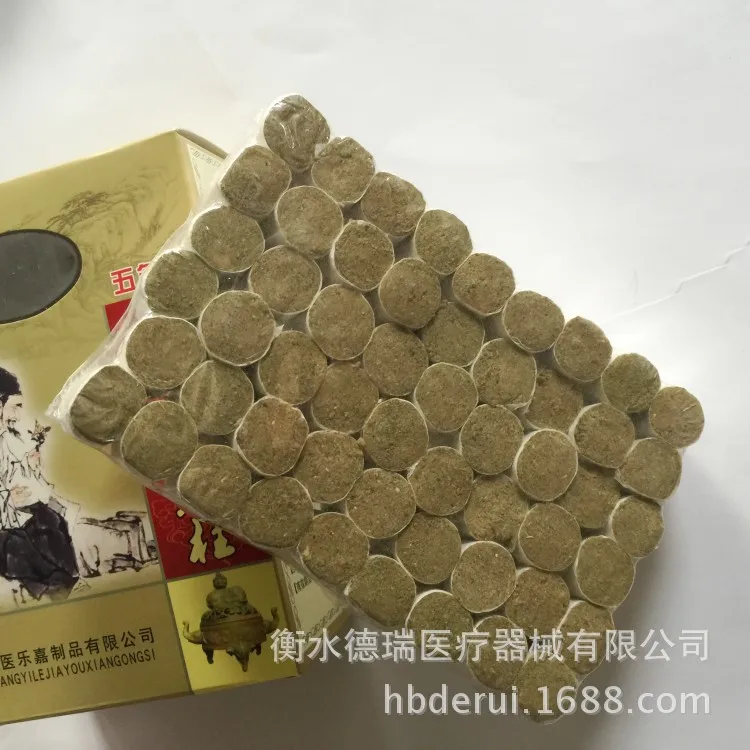 Nanyang yi le jia высокого класса пять лет Чэнь конус для мокса-терапии Mugwort сегмент колонна для прижигания китайский полынь живой ручной работы Moxa Con