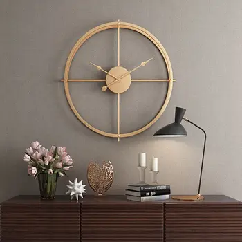 

2019 Brief 3d European Style Silent Watch Wall Clock Modern Design for Home Office Decorative Hanging Clocks Wall Home Decor