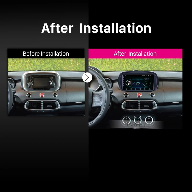 Excellent Harfey 9" GPS Navigation Car Multimedia player for Fiat 500X 2014-2019 Android 8.1 HD Touchscreen car Radio support SWC Carplay 4 Excellent Harfey 9" GPS Navigation Car Multimedia player for Fiat 500X 2014-2019 Android 8.1 HD Touchscreen car Radio support SWC Carplay 4
