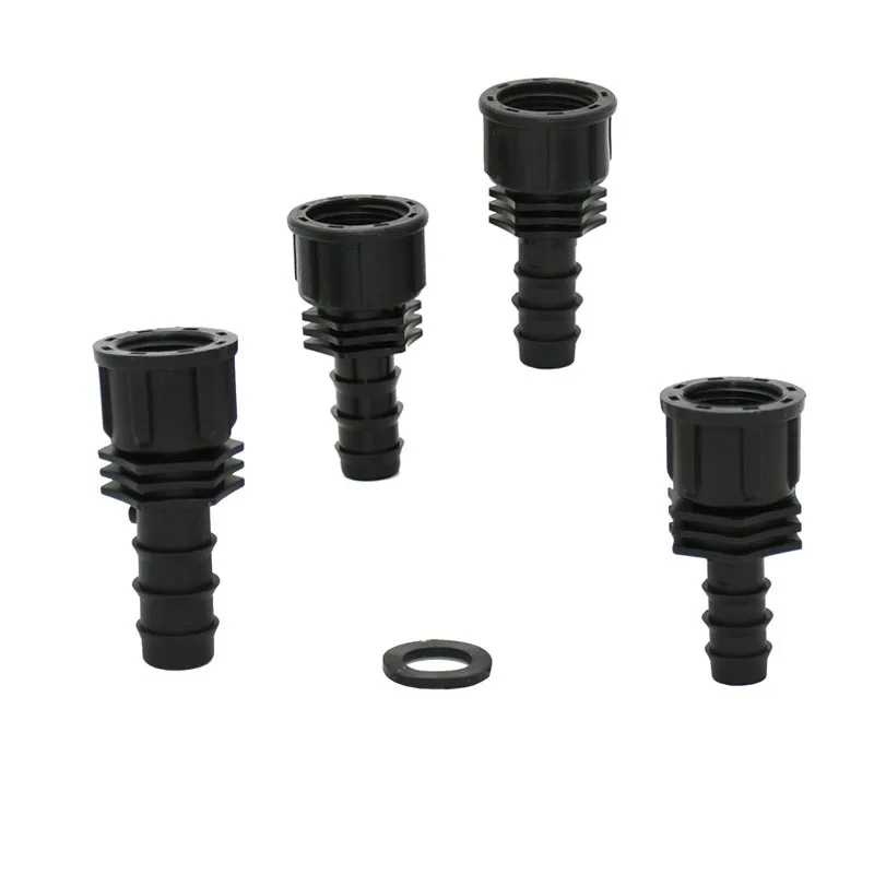 1/2" Hose Elbow Connector 16mm 90 degrees Garden Micro Irrigation Water Connectors Angle Bend Pipe Fittings Water Hose 10 Pcs