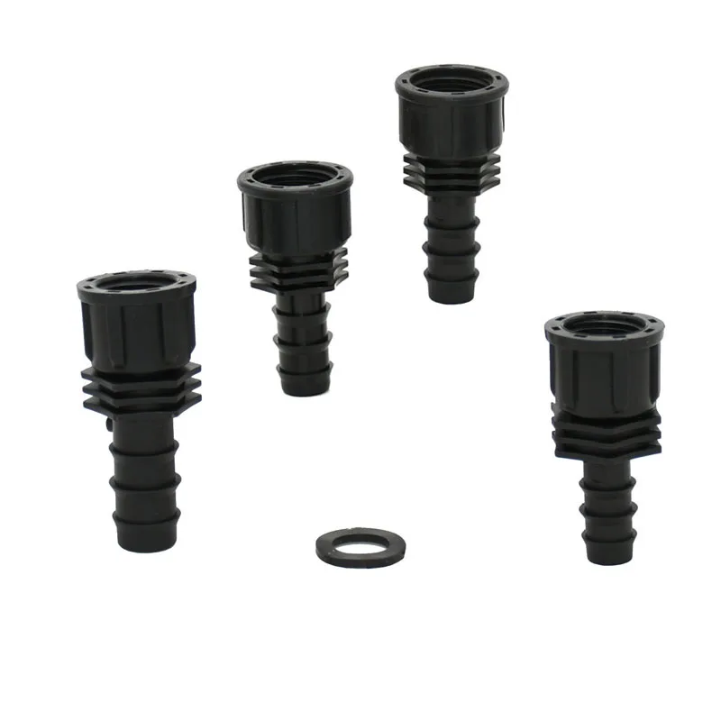 16mm to 20mm LDPE Pipe Barb In-line Tap Valve Garden Micro Irrigation Fittings 