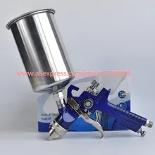 H-827P Аэрограф 1,4 мм сопло 1000CC Профессиональный HVLP Air Краски пистолет Аэрограф Для Краски ing автомобиля спрей инструмент