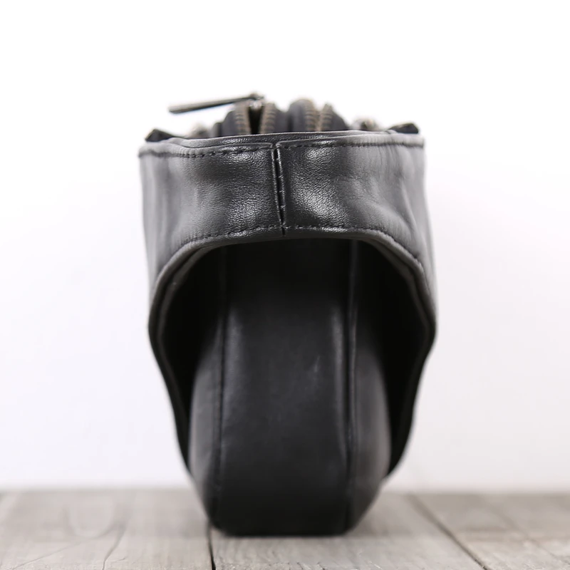 Clutch Bag Male Genuine Leather Handmade Top-end Men Zipper Long Wallets Luxury Phone Purses Money Bag Organizer Mini Hand Bags