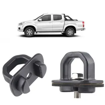 

2pcs/set American Pickup Trunk Lock Buckle Tie Down Fixing Pull Ring Truck Bed Side Wall Hook Car Accessories Auto Spare Parts