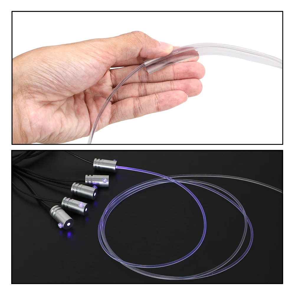  Remote Control RGB Auto Decorative Light App Control Ambient Lamp 6 Meter Fiber Optic Atmosphere La - 4000249380856