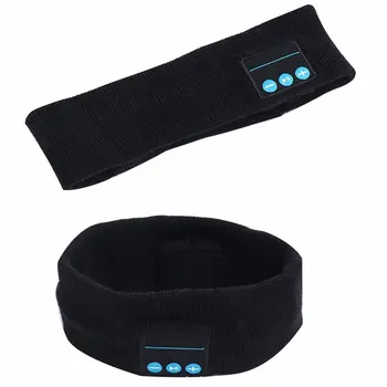 

Wireless Bluetooth Music Headphones Headband Knits Sleeping Headwear Unisex Sports W/Mic Sleep Headbands