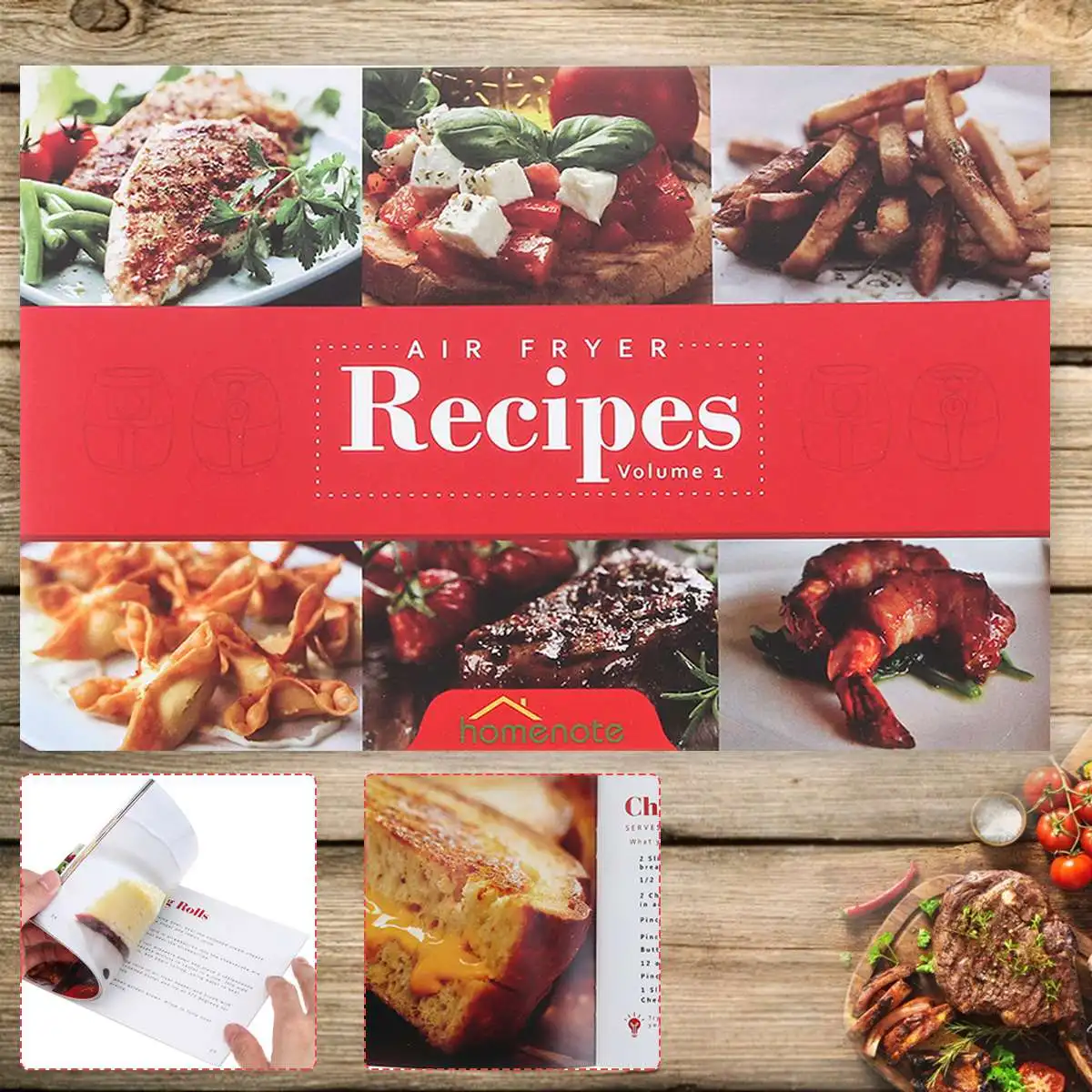 Color printing Air Fryer Cookbook : Air Fryer Recipe Book Recipe Book With 15 Delicious Meals English Language Cookbook Color printing Air Fryer Cookbook : Air Fryer Recipe Book Recipe Book With 15 Delicious Meals English Language Cookbook