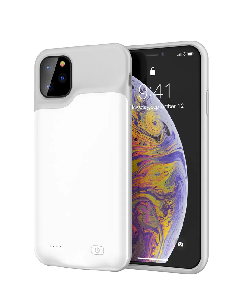 Тонкий Силиконовый противоударный чехол для зарядного устройства s для iPhone 11 Pro Max power Bank чехол для внешнего зарядного устройства чехол для iPhone 11