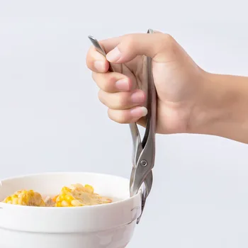 

Huohou Anti-scalding Clip 304 Stainless Steel Portable Light Kitchen Prevent Scalding Hands for Smart Home Easy to operate