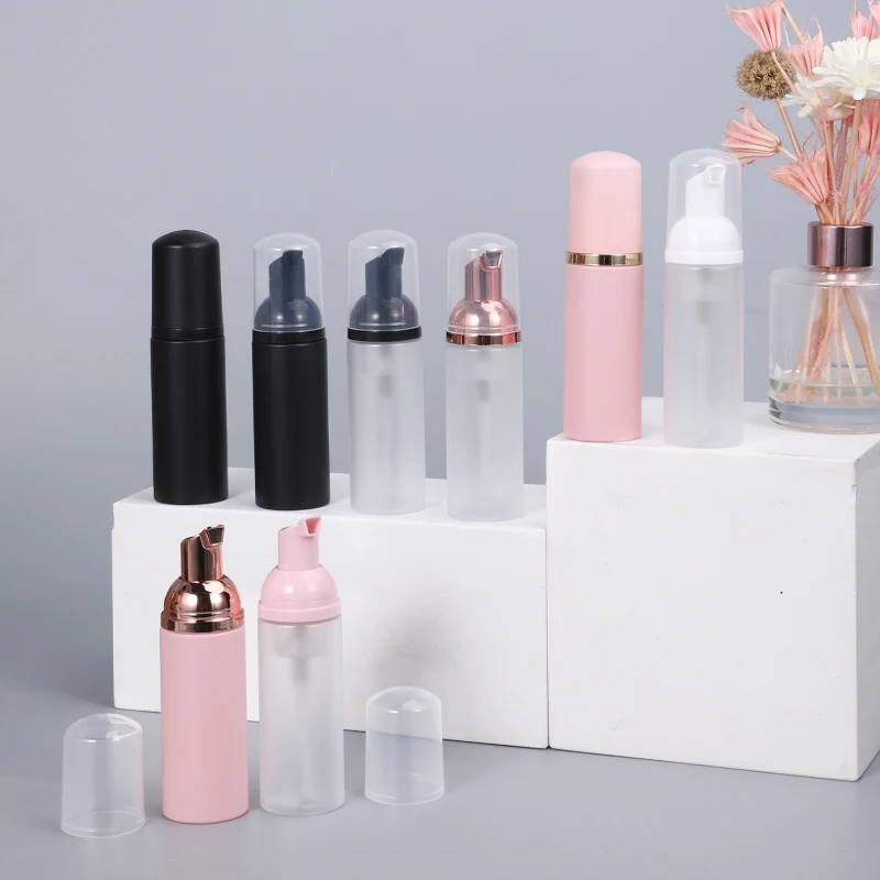 50ML Plastic Foaming Bottle Soap Mousses Liquid Dispenser empty Shampoo Lotion Bottling Foam refillable Bottles refillable bottle soap foaming bottle