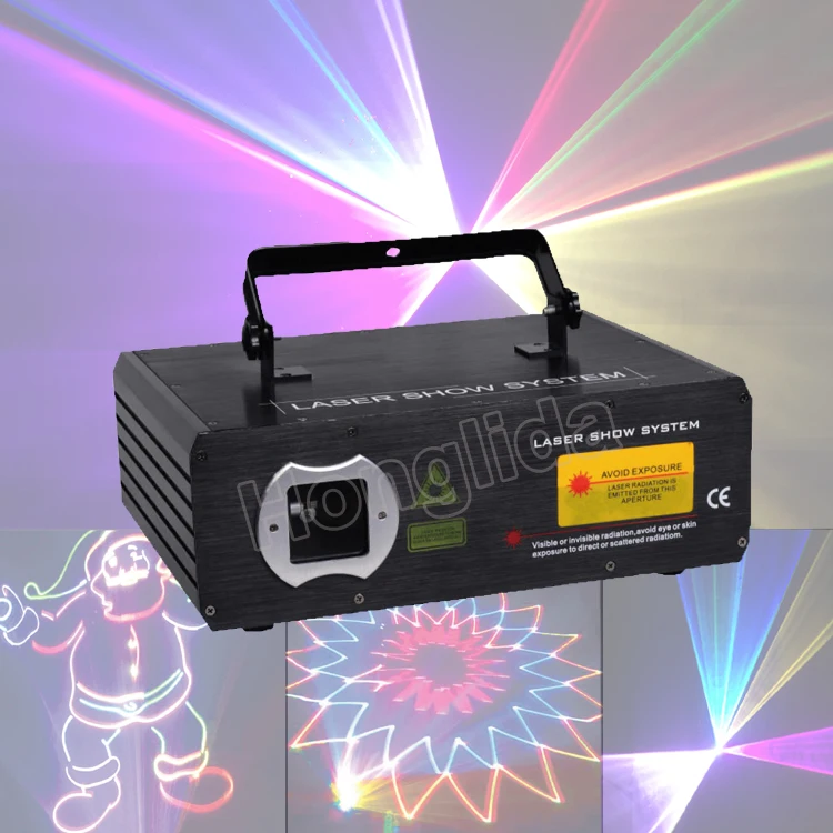 2 Вт RGB лазерсветильник свет S DMX многоцветный 2000 МВт rgb Лазерный свет/dj