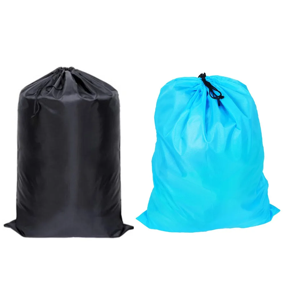Extra Large Laundry Bag Sack With Drawstring Black Blue Dirty Clothes Storage Bag Quilt Toy Organizer Hotel Bathroom Supplies 2