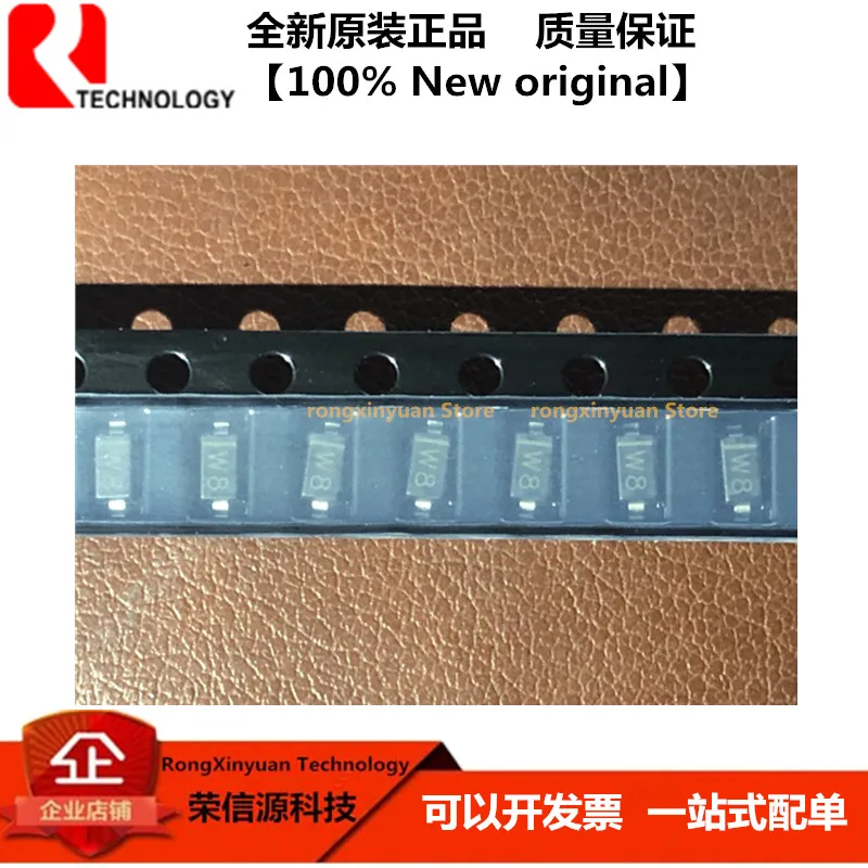 100 шт./лот BZT52C5V1 W8 SOD 123 5V1 5 1 V SMD 100% Новый оригинальный|Аксессуары для батарей и ЗУ| |