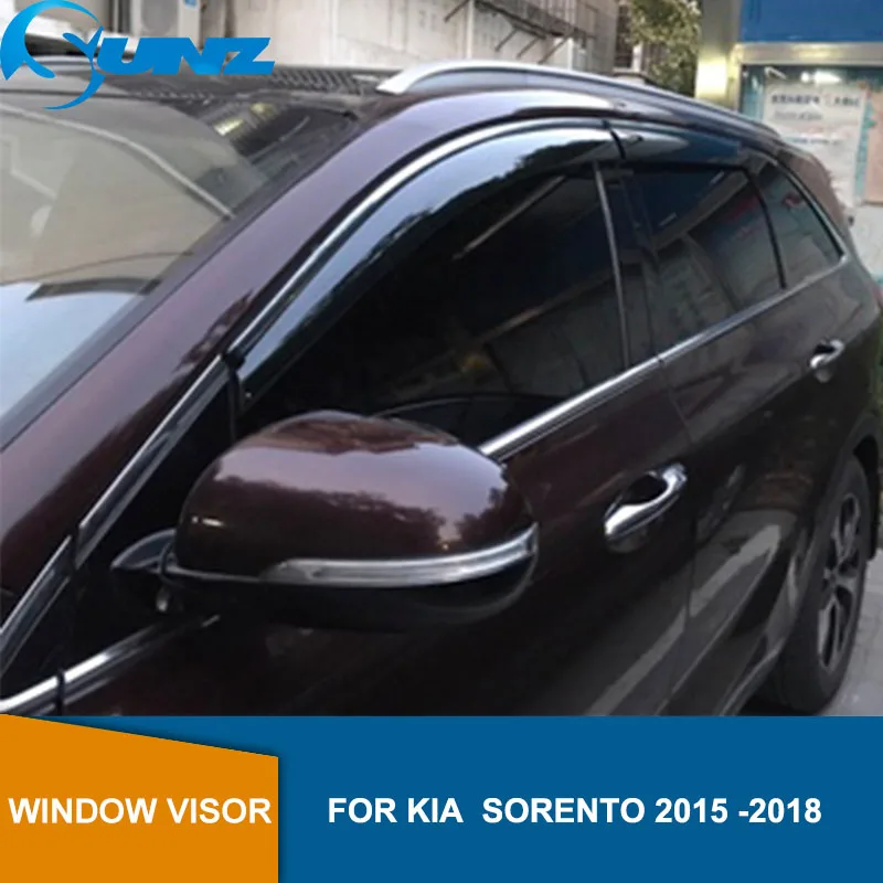 Защита от дождя на окно автомобиля для KIA SORENTO оконный козырек вентиляционные шторы Защита от солнца и дождя Защита от солнца