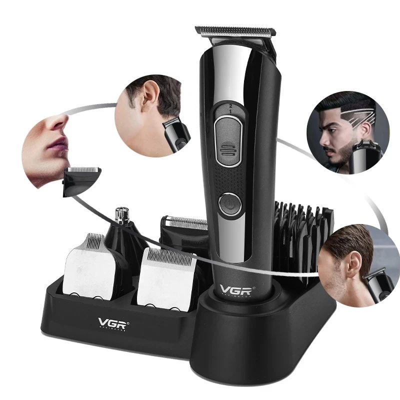 WEIDZ 5 in 1 Haar Trimmer Elektrische Rasierer für Bart Haar Clipper Professionelle Rasierer