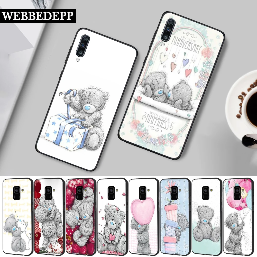 100 Вт Tatty Teddy Me To You Bear силиконовый чехол для Samsung A3 A5 A6 Plus A7 A8 A9 A10 A20 A50 A70 A10S A20S A50S A70S |