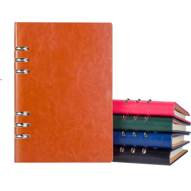 A5 Notebook A Fogli Mobili Copertina In Pelle Portatile Business Notepad Pagina Vuota Diario Memo Planner Notepad Notebook