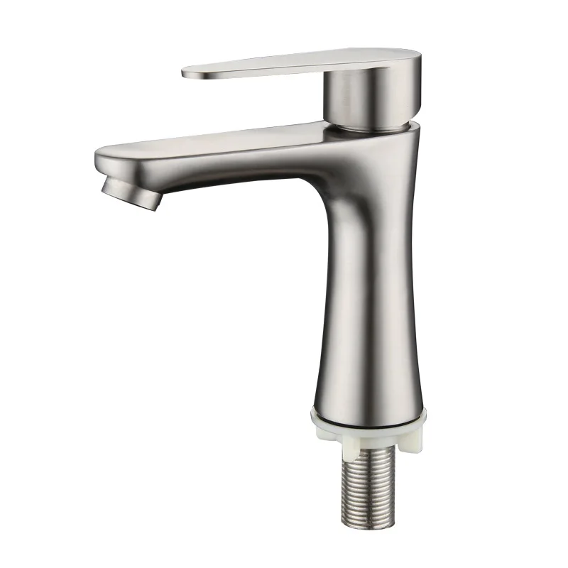 

Wholesale and Retail Deck Mount Waterfall Bathroom Faucet Vanity Vessel Sinks Mixer Tap Cold Water Tap 304 Bathroom Faucet