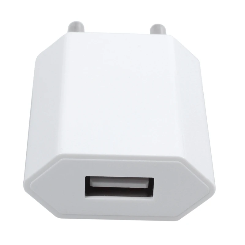 Белый ЕС USB зарядное устройство адаптер переменного тока для iPhone 5 5S 4S 4 3GS iPod Touch