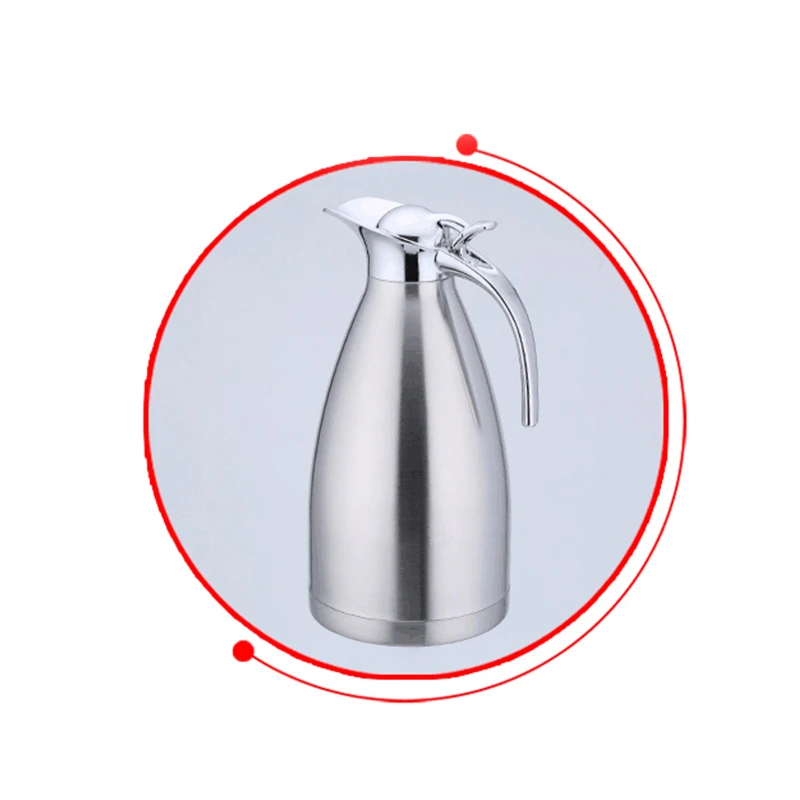 Double Wall Vacuum Flasks Stainless Steel Thermal Thermos Home Large Capacity Hot Water Jug Kettle Metal With Lid Insulated