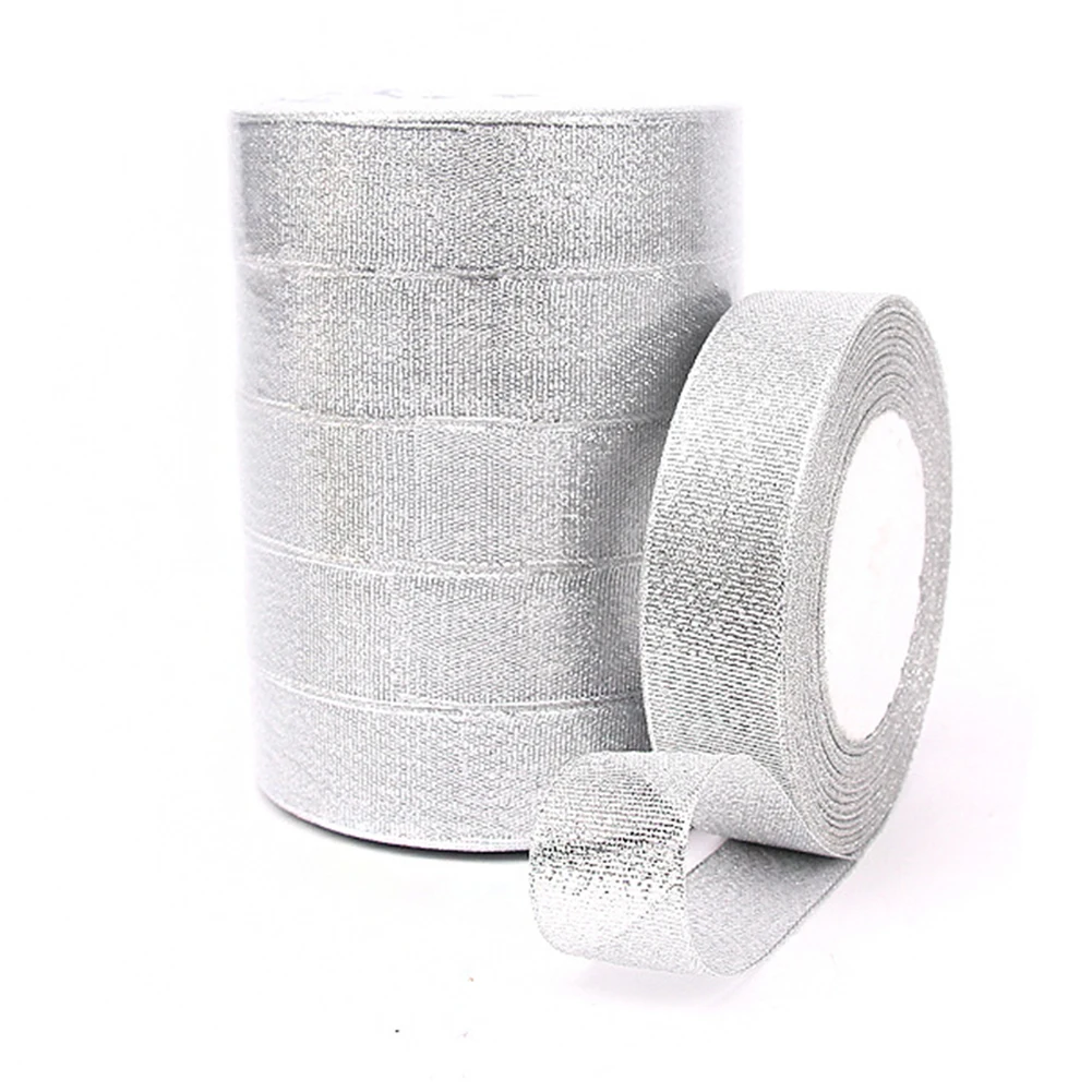 

Cake Decoration Ribbon Satin Silk Invitation Card Sparkly DIY Glitter Crafts Packing Bag Gift Wrapping Grosgrain Party Decor