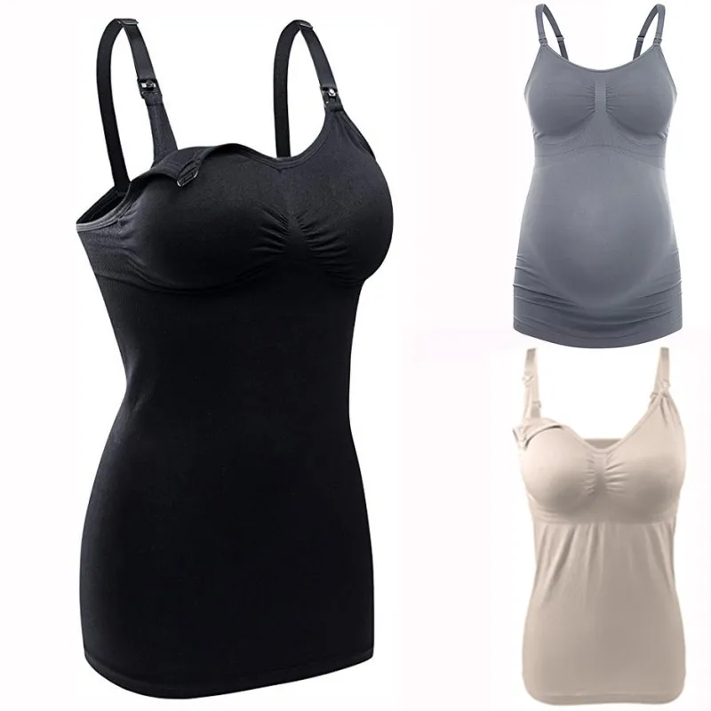 

New Women Maternity Nursing Bra Top Breastfeeding Clothing Pregnancy Tank Nursing Vest pluze size 5XL 4XL 3XL 2XL